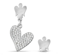 Ohrringe Roberto Giannotti Dame in Silber Cubic Zirconia GIA421